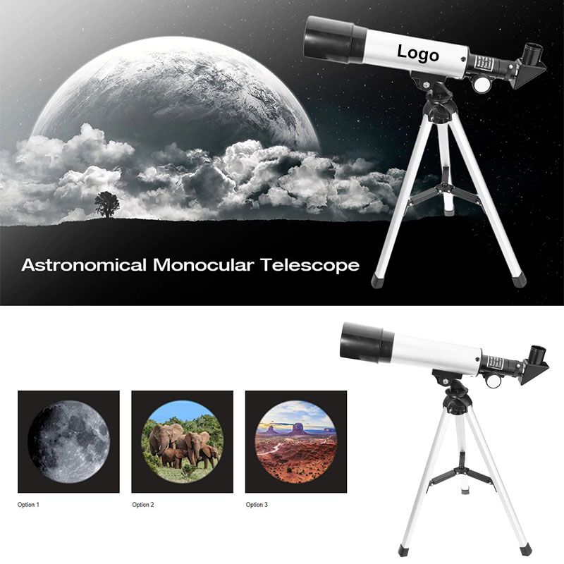90x Portable Astronomical Refractor Tabletop Telescope