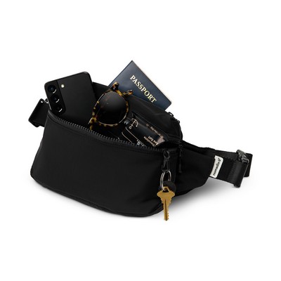 black fanny pack